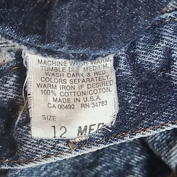 Vintage 80s Lee Women's acid washed High Rise Jeans, 12 M - Picture 6 of 10